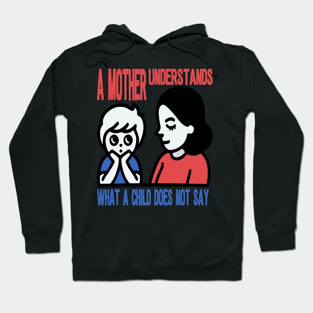 Mother's Assurance Comforting Child Hoodie by maknatess